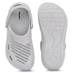 OFF LIMITS Women's BORA BORA Light Grey Back Strap Clogs image 4