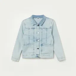 Fame Forever by Lifestyle Kids Blue Regular Fit Jacket-picture-29
