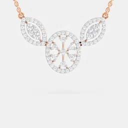 Sparkles Lab Grown Diamond 1.54 Carat Round Diamond Fashion Pendant Necklace-image-89
