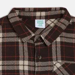 Miniklub Boys Brown Regular Fit True Knit Shirt image 3