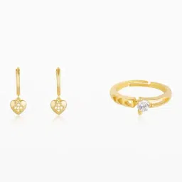 GIVA 925 Sterling Silver Golden Set for Women-image-57