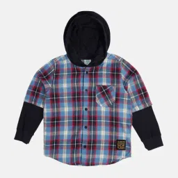 Miniklub Boys Multi Regular Fit Woven Shirt-image-73