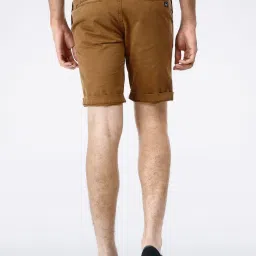Basics Brown Knee Length Shorts image 2