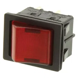 E-SWITCH SWITCH, ROCKER, DPST, 16A, 125V, RED, RBW2ABLKRILEF1.-image-35
