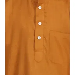 SG Yuvraj Kids Yellow & White Solid Kurta with Pyjama image 5