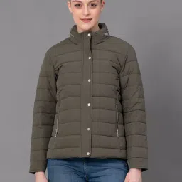 Red Tape Olive Puffer Jacket-picture-20