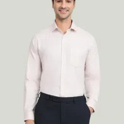 Park Avenue Orange Pure Cotton Regular Fit Checks Shirt-image-12