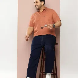 Thomas Scott Rust Cotton Regular Fit Casual Shirt image 4