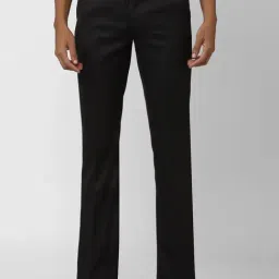 V Dot Black Skinny Fit Trousers-image-72