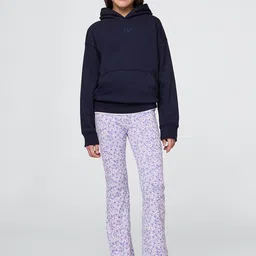 GAP Girls Floral Printed Pull-On Bootcut Flared Trousers image 5