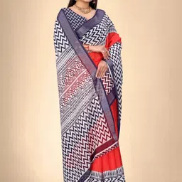 Abhilasha Zari Handloom Maheshwari Saree image 2