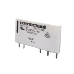 Connectwell Relay Plastic Sealed 1CO 24 VDC SPDT White, SRL1-24D-picture-18