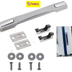 tumery Repair Replacement Luggage Pull Handle for VIP Safari, American tourister, Skybag Suitcase Trolley Bag Suitcases Handle for Luggage Parts (Grey (New) 2 Pcs Handle) image 3