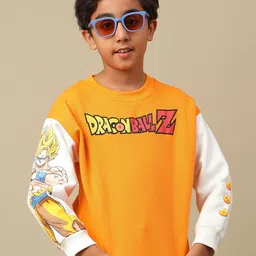 Kids Ville Boys Dragon Ball Z Printed Oversize Fit Sweatshirt-picture-30
