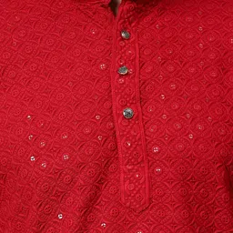 Yugnik Men Embroidered Regular Kurta with Pyjamas image 2