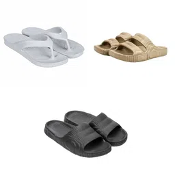 Feel alive Men Set Of 3 Lightweight Flip Flops-image-94