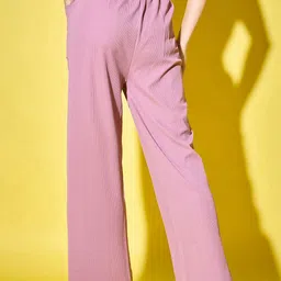 DIMPY GARMENTS Women Relaxed High-Rise Cargos Trousers image 4