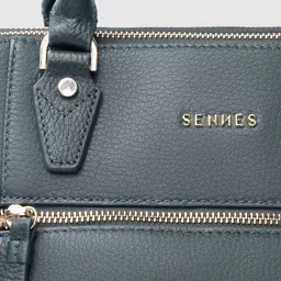 SENNES Opera Leather Textured Structured Handheld Bag image 5