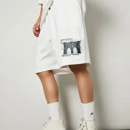 max Men Graphic Printed Mid-Rise Regular Fit Shorts image 2