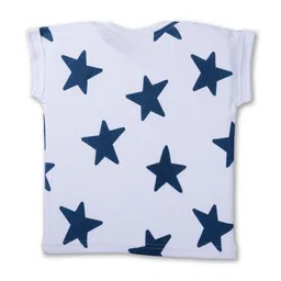 BLUMBUDS Boys Pack Of 2 Geometric Printed Henley Neck Cotton Tshirts image 4