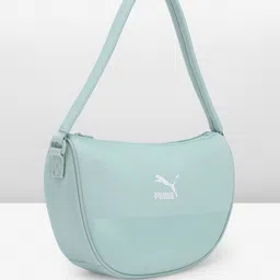 Puma Brand Logo Printed Classics Seas Half Moon Shoulder Bag image 2