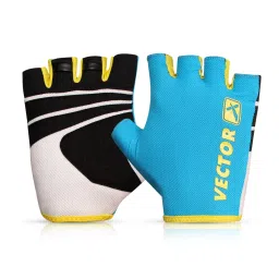 Vector X Vx-450 Unisex Gym Gloves for Training and Workout Blue image 1
