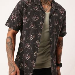 WROGN Urban Cool Floral Printed Relaxed Fit Shirt-picture-28