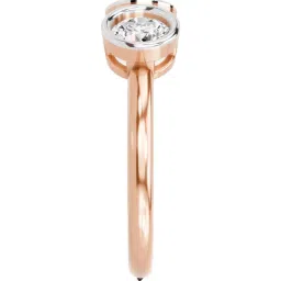 Sparkles 14k (585) Rose Gold Lab Grown Diamond Rings image 4