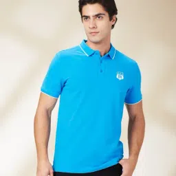 Being Human Blue Regular Fit Polo T-Shirt-picture-38