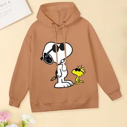 FOREVER FRIDAY Girls Snoopy Printed Hooded Sweatshirt-picture-21