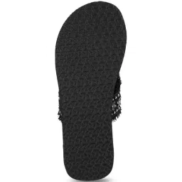 Mochi Women's Black Casual Sandals image 5