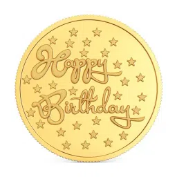 Joyalukkas Happy Birthday 22k (916) 2gm Gold Coin-picture-12