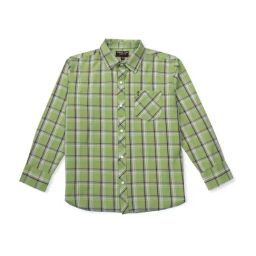 Gini & Jony Kids Green & Blue Cotton Chequered Full Sleeves Shirt-picture-47