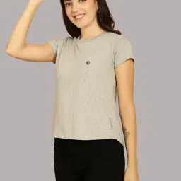Friskers Grey Cotton T-Shirt image 4