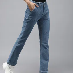 Roadster Women Blue Bootcut Mid Rise Stretchable Jeans image 3