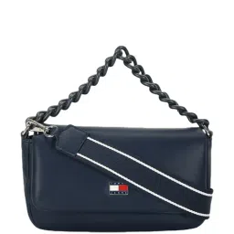 TOMMY HILFIGER Dark Night Navy City Wide Medium Cross Body Bag-image-0