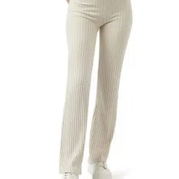 CALVIN KLEIN JEANS Classic Beige Mid Rise Trackpants-image-66