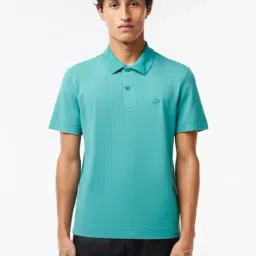 Lacoste Blue Cotton Regular Fit Polo T-Shirt-picture-17