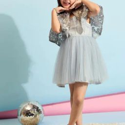 StyloBug Girls Grey Dress-picture-28