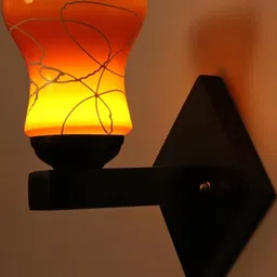 1ST TIME Orange & White Solid Glass Traditional Cylinder Wall Lamps Wall Lamps-picture-33