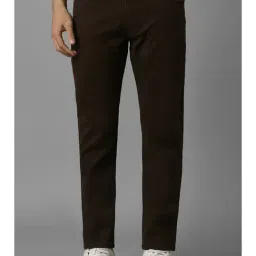 Louis Philippe Brown Cotton Regular Fit Jeans-image-87