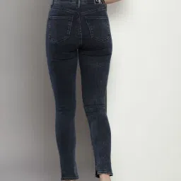 CALVIN KLEIN Blue Cotton Mid-Rise Jeans image 2