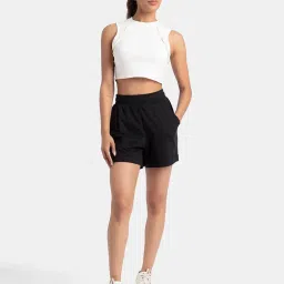 Jockey A157 Women's Super Combed Cotton Rich Straight Fit Shorts with Side Pockets image 4