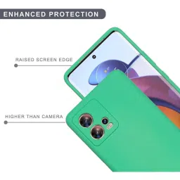 Sprig Liquid Silicone Back Cover for MOTOROLA EDGE 30 FUSION (Green) image 4