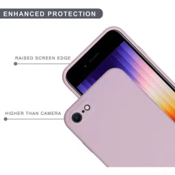 Sprig TPU Matte Back Cover for Apple iPhone SE 2022 (Purple) image 4