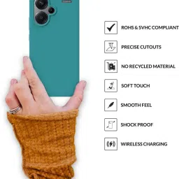Sprig Back Cover for Redmi Note 13 Pro Plus (Blue) image 4