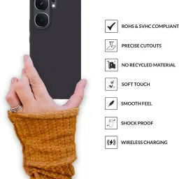 Sprig Back Cover for iQOO NEO 9 PRO (Grey) image 4