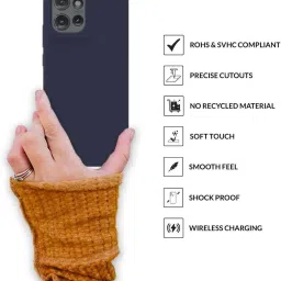 Sprig Back Cover for MOTOROLA EDGE 50 (Blue) image 4