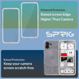 Sprig Transparent Back Cover for Nothing Phone 2 (Transparent) image 4