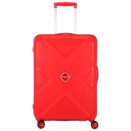 American Tourister Red Textured Hard Large Trolley Bag - 55 cm-picture-13
